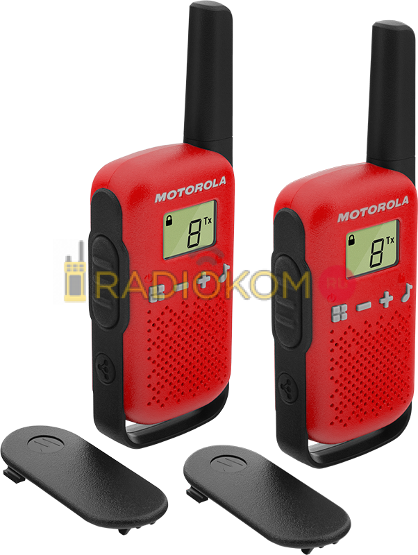 Безлицензионная рация Motorola Talkabout T42 RED